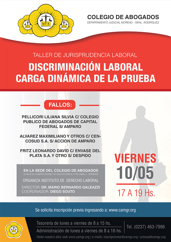 DISCRIMINACION LABORAL CARGA DINAMICA DE LA PRUEBA